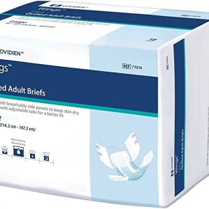 Covidien Ultra Quilted Adult Briefs, Extra Heavy Absorbency Diapers Large